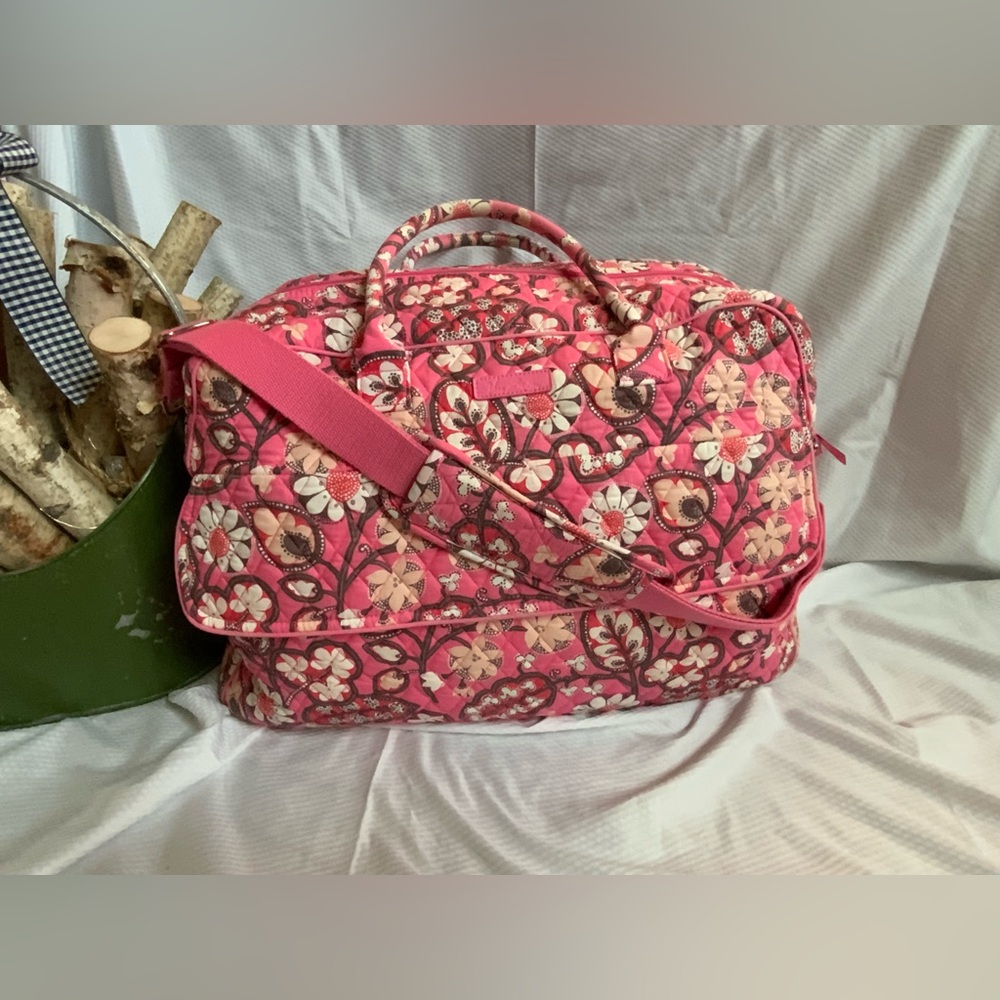 Vera Bradley Large Weekender Travel Bag - Blush Pink